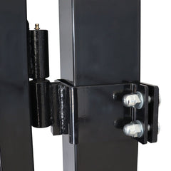 10'x4"x4" Gate Post with Brackets for Dual Swing Driveway Gates, Set of 2