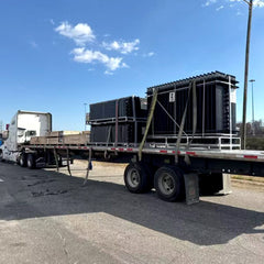 10x7 ft Steel Fence with 3 Rails, 30 Panels
