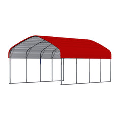 12x20 ft Heavy Duty Metal Garage Carport