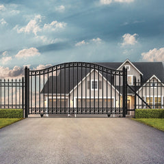 12x6 ft Steel Sliding Driveway Gate