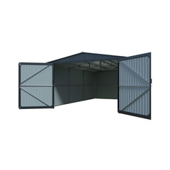 [13X20FT] Alora Extra-Large Premium Weather-Resistant Outdoor Multi-Purpose Utility Storage Shed (SAK84920)