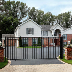 14x6 ft Steel Sliding Driveway Gate