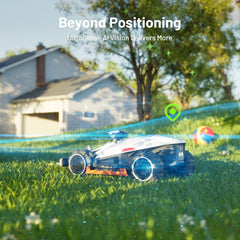 Mammotion LUBA 2 AWD Robot Lawn Mower — All-Wheel-Drive, AI Vision, 0.75 Acre, 2.2in.-4.0in. Cutting Height, Perimeter Wire-Free, Model# 3000HX