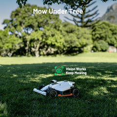 Mammotion LUBA 2 AWD Robot Lawn Mower — All-Wheel-Drive, AI Vision, 0.75 Acre, 2.2in.-4.0in. Cutting Height, Perimeter Wire-Free, Model# 3000HX