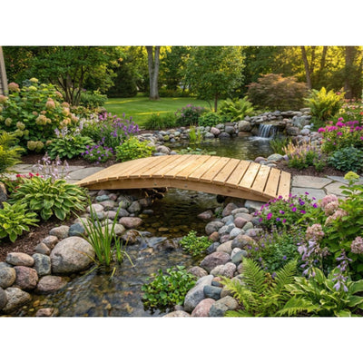 8 ft bridge with no railling