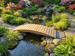 8 ft bridge with no railling