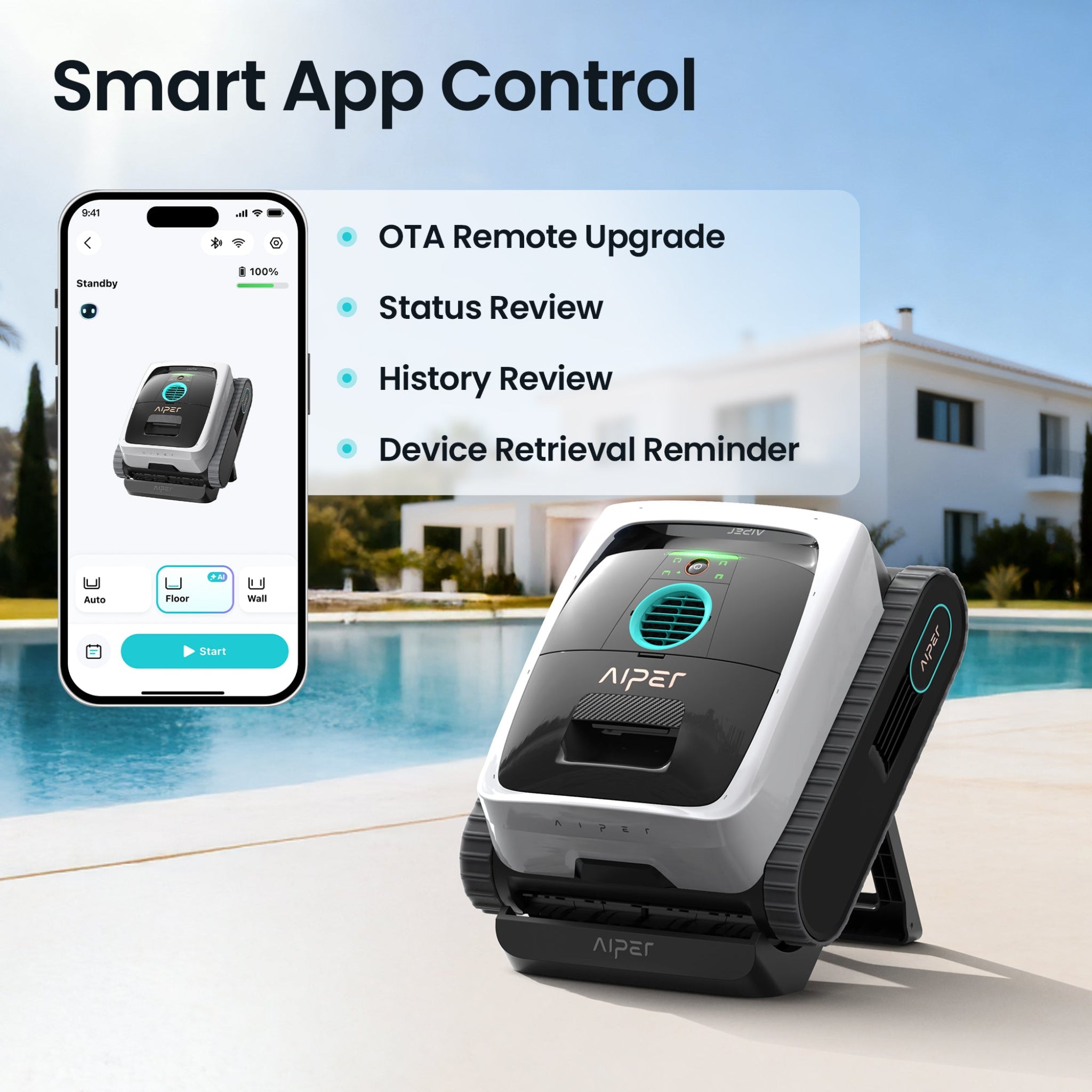 AIPER Scuba N3 AI Vision Cordless Robotic Pool Cleaner