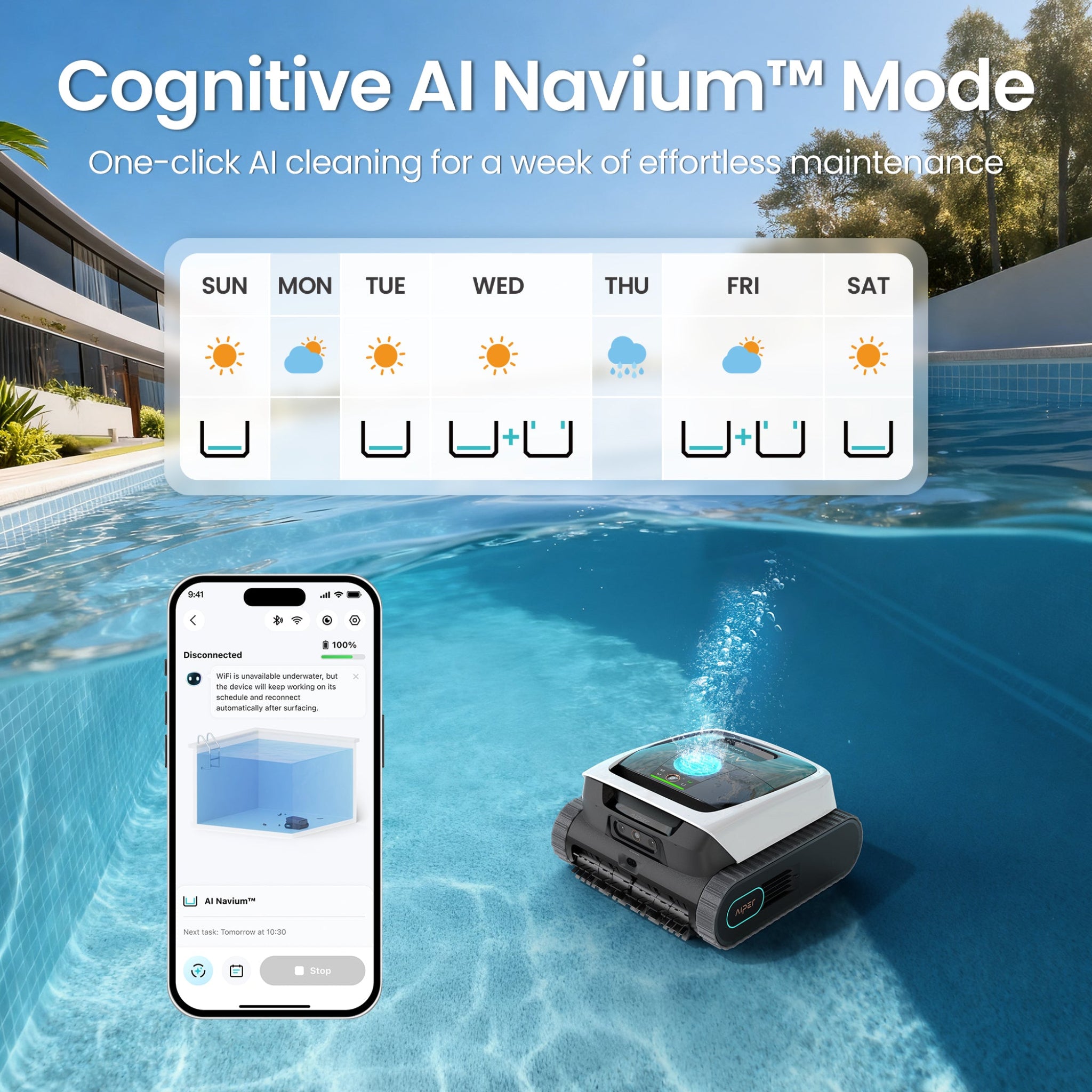 AIPER Scuba N3 AI Vision Cordless Robotic Pool Cleaner