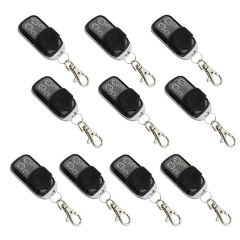 ALEKO Remote Control Transmitter for Gate Opener - 4-Channel - LM122/LM124 - Pack of 10