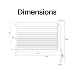 ALEKO 2-Panel Fence Kit – MILAN Style – 8x5 ft. Each