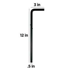 ALEKO Outdoor Gate Drop Rod Lock – 12”H - Set of 2