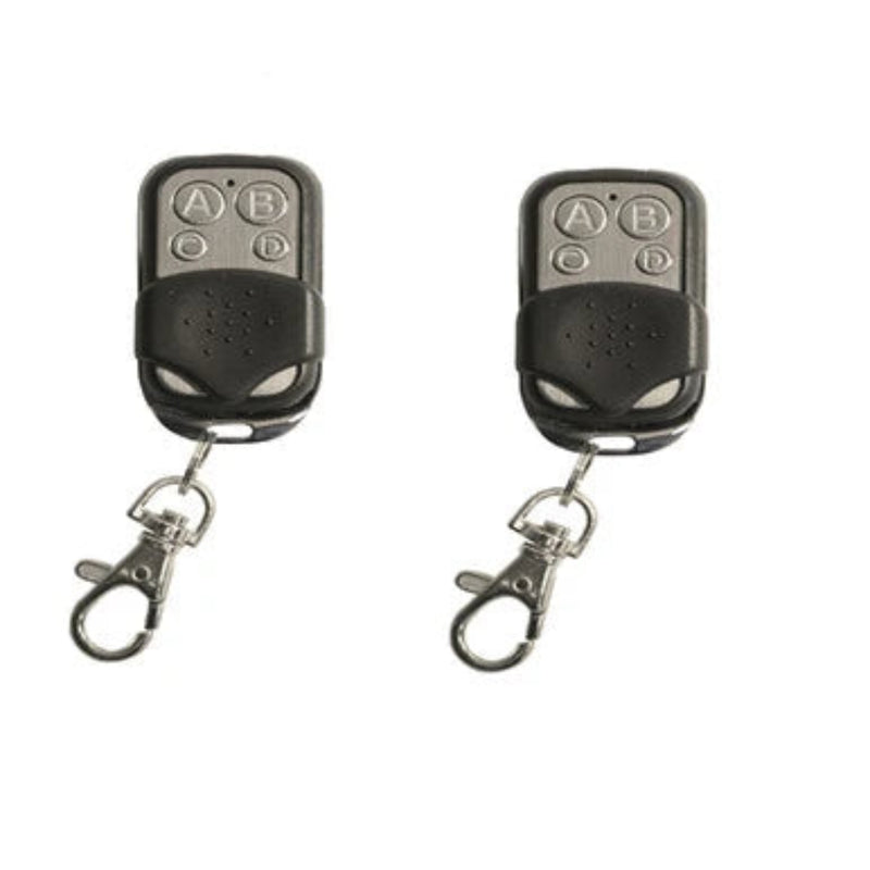 ALEKO Remote Control Transmitter for Gate Opener - 4 Channel - Lot of 2 - LM122/LM124
