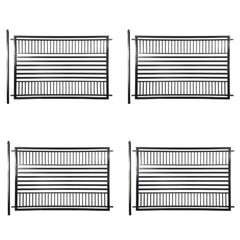 ALEKO 4-Panel Fence Kit – BARCELONA Style – 8x5 ft