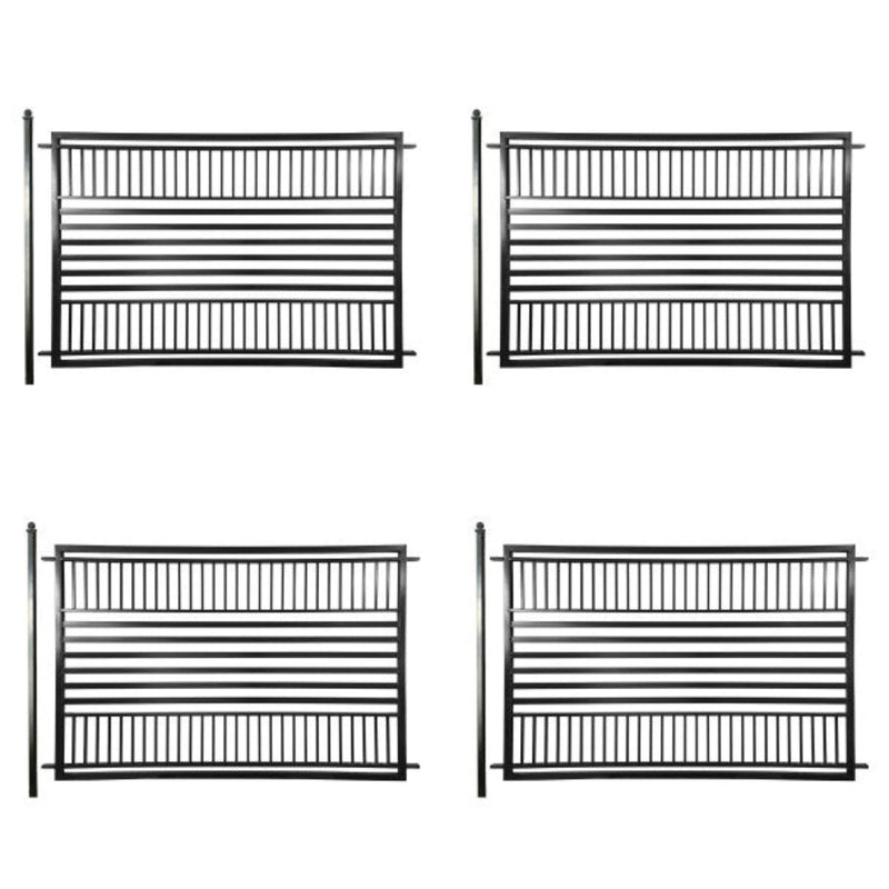 ALEKO 4-Panel Fence Kit – BARCELONA Style – 8x5 ft