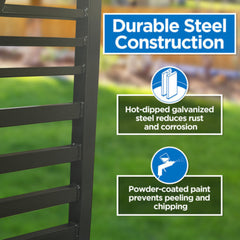 ALEKO 4-Panel Fence Kit – BARCELONA Style – 8x5 ft