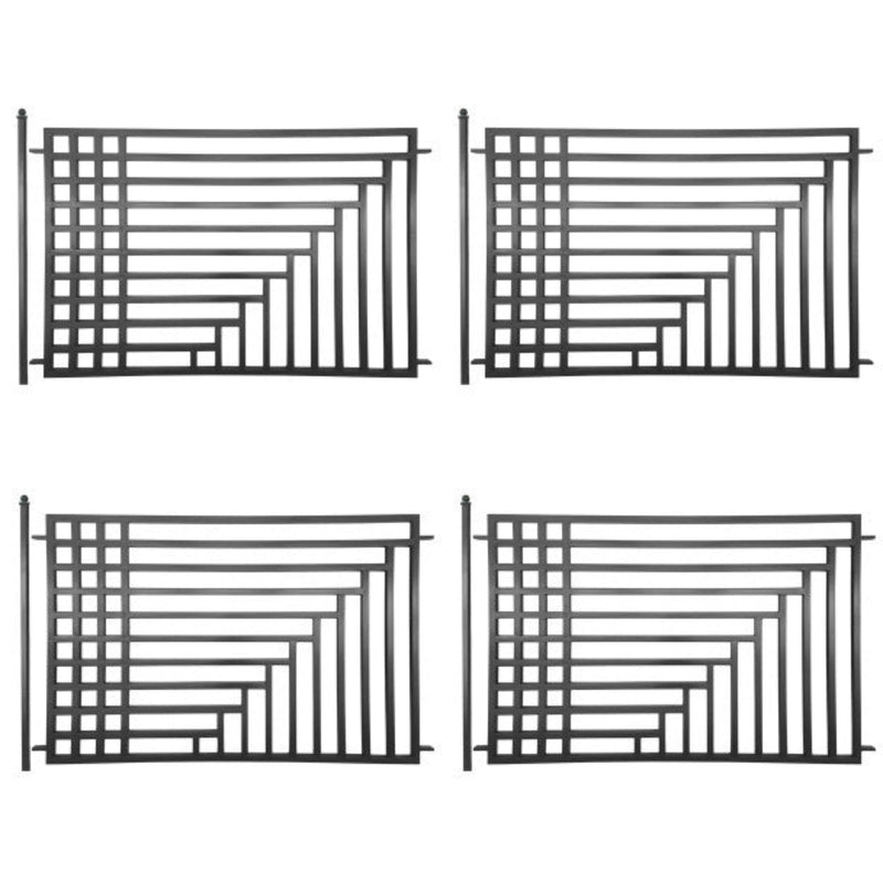 ALEKO 4-Panel Fence Kit – KYIV Style – 8x5 ft.