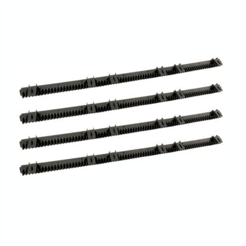 ALEKO Fiberglass Reinforced Nylon Gear Rack with Metal Insert - 3.3 Feet - Set of 4