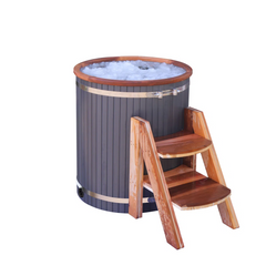 ALEKO Ice Bath Frost Cold Pod Plunge Tub | 118 Gallon Water Treatment Capacity | 37.5” x 32.25”