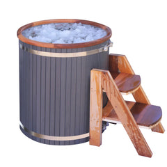 ALEKO Ice Bath Frost Cold Pod Plunge Tub | 118 Gallon Water Treatment Capacity | 37.5” x 32.25”