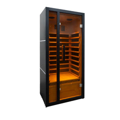 Hemlock Infrared Sauna – Black - 1 Person
