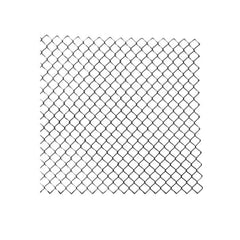 ALEKO Galvanized Steel Chain Link Fence Fabric - 6 x 50 Feet - 9.5 AW Gauge - Black