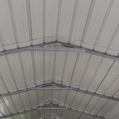 ALEKO 12 x 30 x 9.6' Metal Carport with Corrugated Roof - Gray