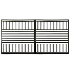 ALEKO Steel Dual Swing Driveway Gate - Barcelona Style - 12 x 6 Feet