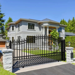 ALEKO Steel Sliding Driveway Gate - LONDON Style - 12 x 6 Feet