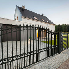 ALEKO Steel Sliding Driveway Gate - LONDON Style - 12 x 6 Feet