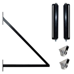 ALEKO Automated Steel Sliding Driveway Gate and Gate Opener Complete Kit – LONDON Style – 12 x 6 Feet