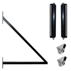 ALEKO Automated Steel Sliding Driveway Gate and Gate Opener Complete Kit – PRAGUE Style – 12 x 6 Feet