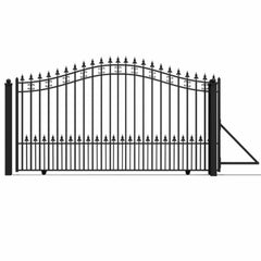 ALEKO Steel Sliding Driveway Gate - ST.LOUIS Style - 12 x 6 Feet
