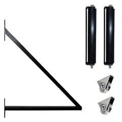 ALEKO Automated Steel Sliding Driveway Gate and Gate Opener Complete Kit – ST. LOUIS Style – 12 x 6 Feet