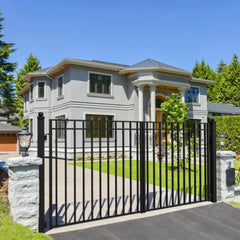 ALEKO Steel Dual Swing Driveway Gate - MADRID Style - 14 x 6 Feet