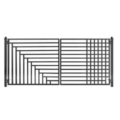 ALEKO Steel Dual Swing Driveway Gate - Kyiv Style - 16 x 6 Feet
