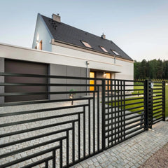 ALEKO Steel Dual Swing Driveway Gate - Kyiv Style - 16 x 6 Feet