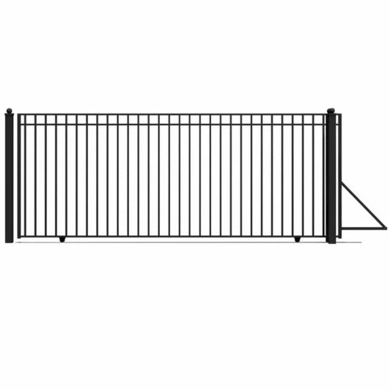 ALEKO Slide Steel Driveway Gate - MADRID Style - 16 x 6 Feet
