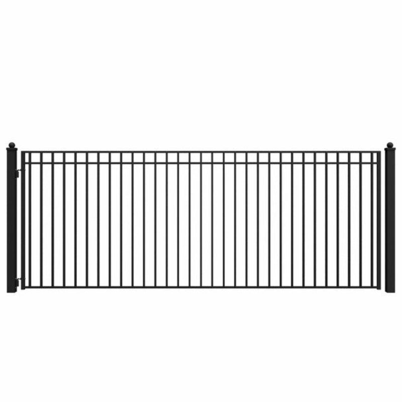 ALEKO Steel Single Swing Driveway Gate - MADRID Style - 16 x 6 Feet