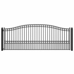 ALEKO Steel Single Swing Driveway Gate - PARIS Style - 16 x 6 Feet