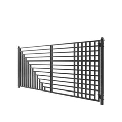 ALEKO Steel Dual Swing Driveway Gate - Kyiv Style - 18 x 6 Feet