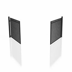 ALEKO Steel Dual Swing Driveway Gate - MADRID Style - 18 x 6 Feet