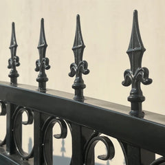 ALEKO Steel Dual Swing Driveway Gate - PRAGUE Style - 18 x 6 Feet