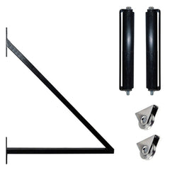 ALEKO Automated Steel Sliding Driveway Gate and Gate Opener Complete Kit – PRAGUE Style – 18 x 6 Feet