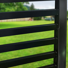 ALEKO Steel Fence – Kyiv Style – 8x5 ft.
