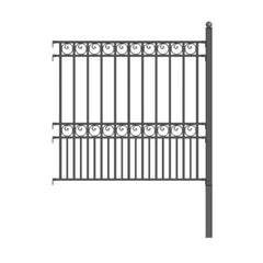 ALEKO Steel Fence - PARIS Style - 8 x 5 Ft
