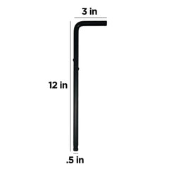 ALEKO Outdoor Gate Drop Rod Lock – 12”H