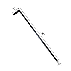 ALEKO Outdoor Gate Drop Rod Lock – 24”H