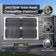 ALEKO Single Swing Gate Operator - GG850/AS850 AC/DC - Starter Kit