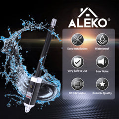 ALEKO Single Swing Gate Operator - GG850/AS850 AC/DC - Solar Kit 60W