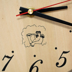 ALEKO Pine Wood Analog Sauna Clock